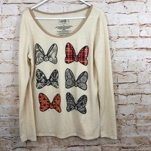 Disney Park Boutique Minnie Mouse Bows shirt tee